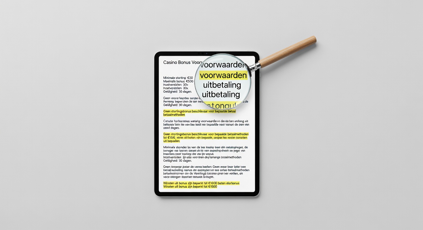 Belangrijke bonusvoorwaarden om op te letten - 10 euro gratis gokken zonder storting