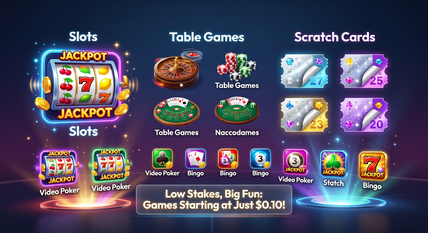 Spelaanbod voor spelers met een klein budget - 3 euro storten casino